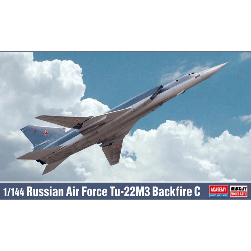 Soviet Backfire: Academy 1/144 Tu-22M3 Model Kit – Cold War Power